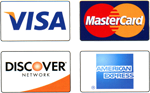 Credit Cards Accepted